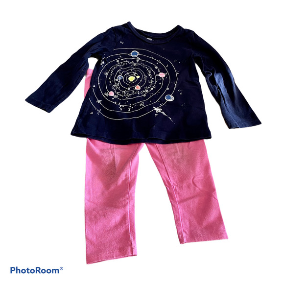 OshKosh B'gosh Other - OshKosh 3T Pink pants, Blue Shirt Outfit